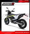 DOMINATOR HP1 FEKETE kipufogódob Husqvarna 701 SM Supermoto 2021 - 2023 motorkerékpárhoz 3