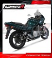 complete exhaust system with muffler DOMINATOR Full System GP1 BLACK fits the motorcycle Yamaha XJ 900 Diversion 1994   2003 3