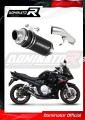 exhaust muffler DOMINATOR GP1 BLACK fits the motorcycle Suzuki GSXF 650 2007   2016