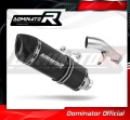 DOMINATOR HP1 FEKETE kipufogó dob Suzuki GSXF 650 2007 - 2016 motorkerékpárhoz 2