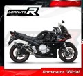 exhaust muffler DOMINATOR HP1 BLACK fits the motorcycle Suzuki GSXF 650 2007   2016 4
