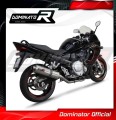 complete exhaust system with muffler DOMINATOR Full System oval fits the motorcycle Suzuki GSX 1250 FA 2010   2016 3