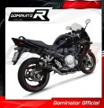 complete exhaust system with muffler DOMINATOR Full System GP1 BLACK fits the motorcycle Suzuki GSX 1250 FA 2010   2016 3