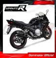 complete exhaust system with muffler DOMINATOR Full System HP1 BLACK fits the motorcycle Suzuki GSX 1250 FA 2010   2016 3