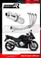 teljes kipufogórendszer DOMINATOR ovális dobbal a Suzuki GSXF 650 2007 - 2016 motorkerékpárhoz