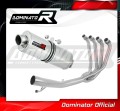 complete exhaust system with muffler DOMINATOR Full System oval fits the motorcycle Suzuki GSXF 650 2007   2016 2