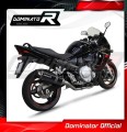 DOMINATOR komplett kipufogórendszer HP1 FEKETE dobbal Suzuki GSXF 650 2007 - 2016 motorkerékpárhoz 3