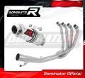 complete exhaust system with muffler DOMINATOR Full System GP1 fits the motorcycle Suzuki GSXF 650 2007   2016 2