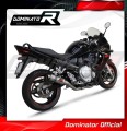 complete exhaust system with muffler DOMINATOR Full System GP1 fits the motorcycle Suzuki GSXF 650 2007   2016 3