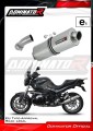 exhaust muffler DOMINATOR homologated road legal oval fits the motorcycle BMW R1200R 2010   2014