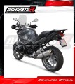 DOMINATOR Homologált Ovális kipufogó dob, amely illeszkedik a BMW R1200R 2010 - 2014 motorkerékpárhoz 3