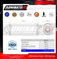 DOMINATOR Homologált Ovális kipufogó dob, amely illeszkedik a BMW R1200R 2010 - 2014 motorkerékpárhoz 5