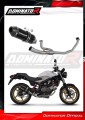 komplett kipufogórendszer DOMINATOR Full System HP3 FEKETE dobbal, amely illeszkedik a Honda VTR 250 2009 - 2015 motorkerékpárhoz