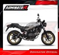 complete exhaust system with muffler DOMINATOR Full System HP3 BLACK fits the motorcycle Honda VTR 250 2009   2015 4