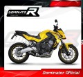 complete exhaust system with muffler DOMINATOR Full System GP BLACK fits the motorcycle Honda CBR 650 F 2014   2018 2