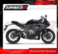 complete exhaust system with muffler DOMINATOR Full System GP BLACK fits the motorcycle Honda CBR 650 R 2019   2023 2