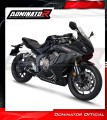 complete exhaust system with muffler DOMINATOR Full System GP BLACK fits the motorcycle Honda CBR 650 R 2019   2023 3