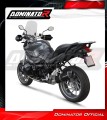 exhaust muffler DOMINATOR homologated road legal HP1 BLACK fits the motorcycle BMW R1200R 2010   2014 3