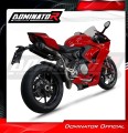complete exhaust system with muffler DOMINATOR Full System HP8 BLACK fits the motorcycle Ducati Panigale V2 2020   2023 5