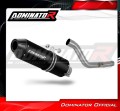 exhaust muffler DOMINATOR MX2 BLACK fits the motorcycle Honda CRF 300L / Rally 2021   2023 2