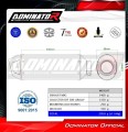 kompletny układ wydechowy z tłumikiem DOMINATOR Full System MX2 pasujący do motocykla Honda CRF 300L / Rally 2021 - 2023 6