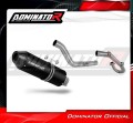 complete exhaust system with muffler DOMINATOR Full System MX2 BLACK fits the motorcycle Honda CRF 300L / Rally 2021   2023 2
