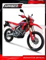 teljes kipufogórendszer DOMINATOR Full System MX2 FEKETE dobbal a Honda CRF 300L / Rally 2021 - 2023 motorkerékpárhoz 5
