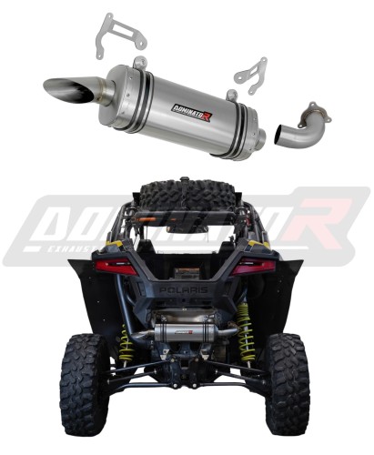 exhaust muffler DOMINATOR P7 fits the motorcycle Polaris RZR PRO XP 1000 2020   2023 6