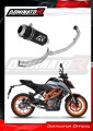 teljes DOMINATOR kipufogórendszer GP FEKETE dobbal, amely illeszkedik a KTM 390 Duke 2021 - 2023 motorkerékpárhoz