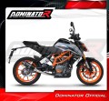 complete exhaust system with muffler DOMINATOR Full System HP3 BLACK fits the motorcycle KTM 390 Duke 2021   2023 3