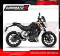 exhaust muffler DOMINATOR GP BLACK fits the motorcycle KTM 125 Duke 2012   2016 4