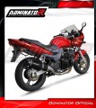 exhaust muffler DOMINATOR homologated road legal HP1 BLACK fits the motorcycle Kawasaki ZR7 / ZR7S 1999   2004 2