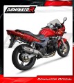 exhaust muffler DOMINATOR homologated road legal HP1 fits the motorcycle Kawasaki ZR7 / ZR7S 1999   2004 2