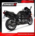 exhaust muffler DOMINATOR GP1 BLACK fits the motorcycle Suzuki GSXF 750 1998   2006 3