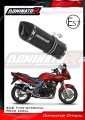 exhaust muffler DOMINATOR homologated road legal HP1 BLACK fits the motorcycle Kawasaki ZR7 / ZR7S 1999   2004 6