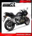exhaust muffler DOMINATOR homologated road legal ROUND fits the motorcycle Kawasaki Z750 2004   2006 3
