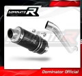 DOMINATOR homológ kipufogó dob GP1 FEKETE a Kawasaki Z750 2004 - 2006 motorkerékpárhoz 2