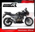 DOMINATOR homológ kipufogó dob GP1 FEKETE a Kawasaki Z750 2004 - 2006 motorkerékpárhoz 4