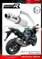 DOMINATOR homologált kerek kipufogó dob Kawasaki Z750 2007 - 2012 motorkerékpárhoz