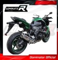 exhaust muffler DOMINATOR homologated road legal ROUND fits the motorcycle Kawasaki Z750 2007   2012 3