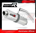 exhaust muffler DOMINATOR homologated road legal oval fits the motorcycle Kawasaki Z750 2007   2012 2