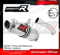 exhaust muffler DOMINATOR homologated road legal GP1 fits the motorcycle Kawasaki ZX10R 2004   2005