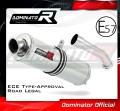exhaust muffler DOMINATOR homologated road legal ROUND fits the motorcycle Kawasaki ZX10R 2004   2005