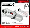 DOMINATOR kipufogó dob Homologált Ovális, illeszkedik a Kawasaki ZX10R 2004 - 2005 motorkerékpárhoz