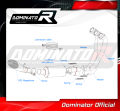 kompletny układ wydechowy z tłumikiem DOMINATOR Full System GP3 pasujący do motocykla Yamaha XSR 900 2022 - 2023 2