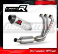complete exhaust system with muffler DOMINATOR Full System HP3 fits the motorcycle Yamaha XSR 900 2022   2023