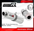 DOMINATOR homologált kerek kipufogó dob Kawasaki ZX9R 1998 - 2002 motorkerékpárhoz