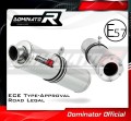 DOMINATOR homologizált kerek kipufogó dob Kawasaki ZX7R 1996 - 2003 motorkerékpárhoz