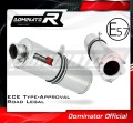 DOMINATOR homologált ovális kipufogódob Kawasaki ZX6R 1995 - 1997 motorkerékpárhoz