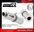 DOMINATOR homológ kerek kipufogó dob Kawasaki ZX6R 1998 - 2002 motorkerékpárhoz